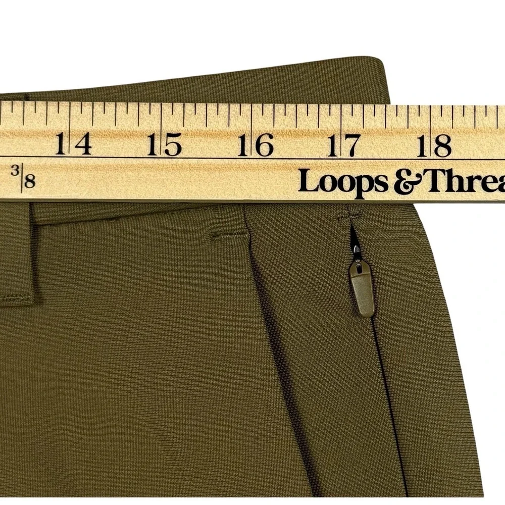LULULEMON 34x28 Pants Mens Olive Brown ABC Stretch Tech Chino Pants LM5AEVS